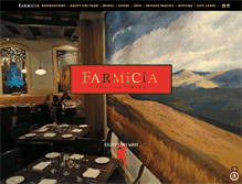 Tablet Screenshot of farmiciarestaurant.com